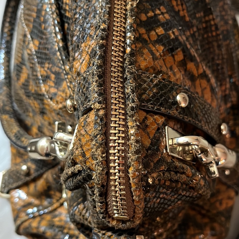 Rebecca Minkoff Leather Python Convertible Bag - Picture 9 of 16